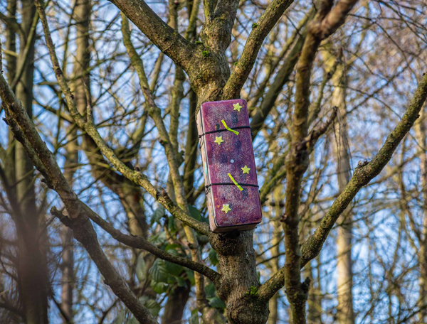 Pinhole camera versiert door kinderen Buitenpost-Kollum