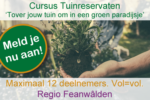 Cursus Tuinreservaten aanmelden