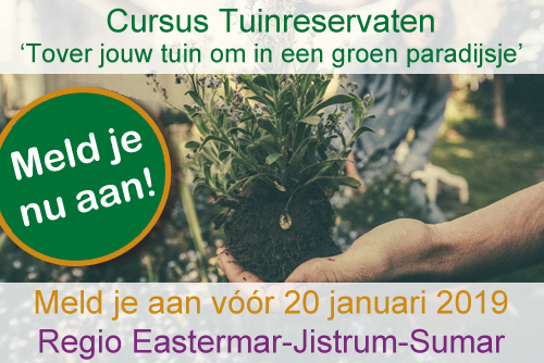 Cursus Tuinreservaten aanmelden