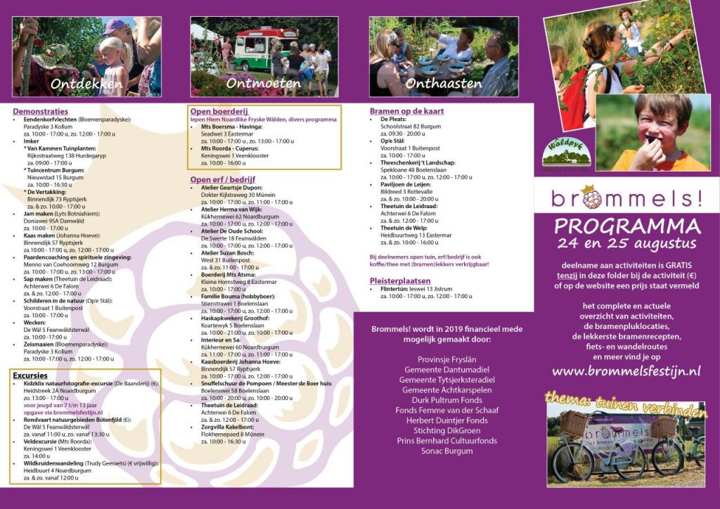 Brommels! 2019 programmaflyer